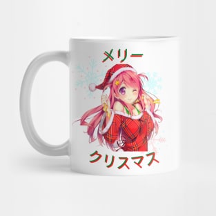 Merry Christmas Anime Japanese Mug